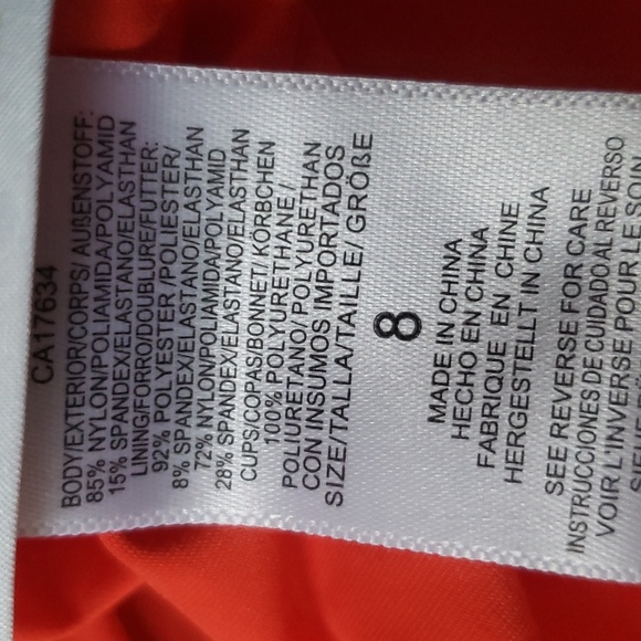 NWT Michael Michael Kors Halter Blouson Swimsuit Size 8 - Picture 7 of 7